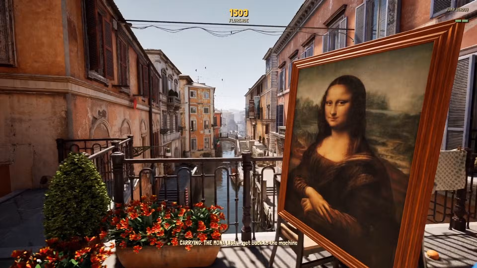 stealing mona lisa in grand theft timeline.