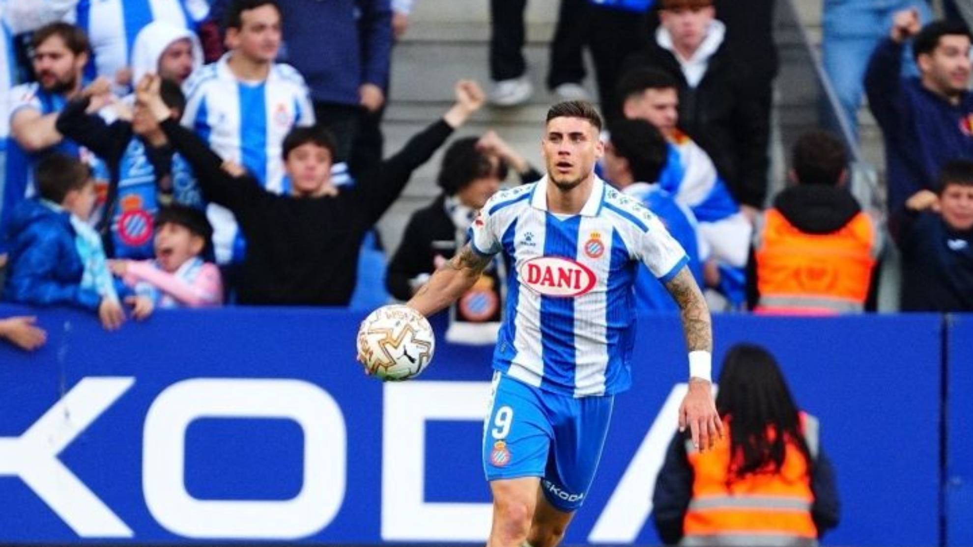 Gol de Roberto Fernández (1-2) en el Espanyol 1-2 Getafe