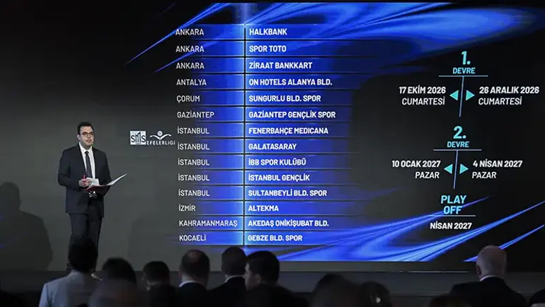 Sultanlar ve Efeler Lig 2026-2027 sezonu fikstürü belli oldu
