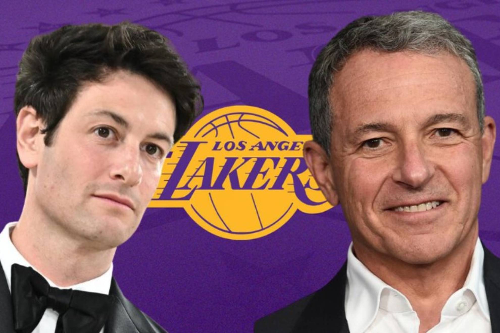 Josh Kushner y Bob Iger, los nuevos dueños de los Lakers.