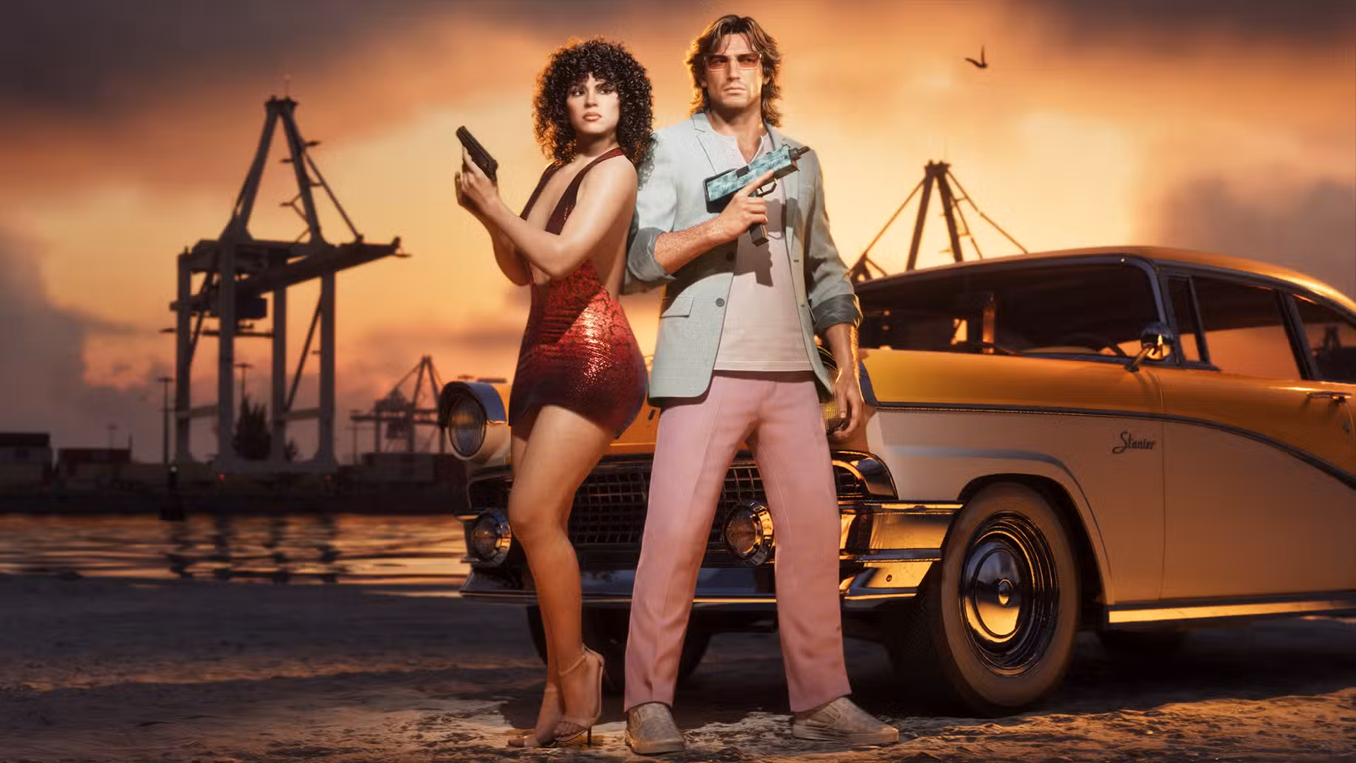Jason and Lucia in GTA 6.