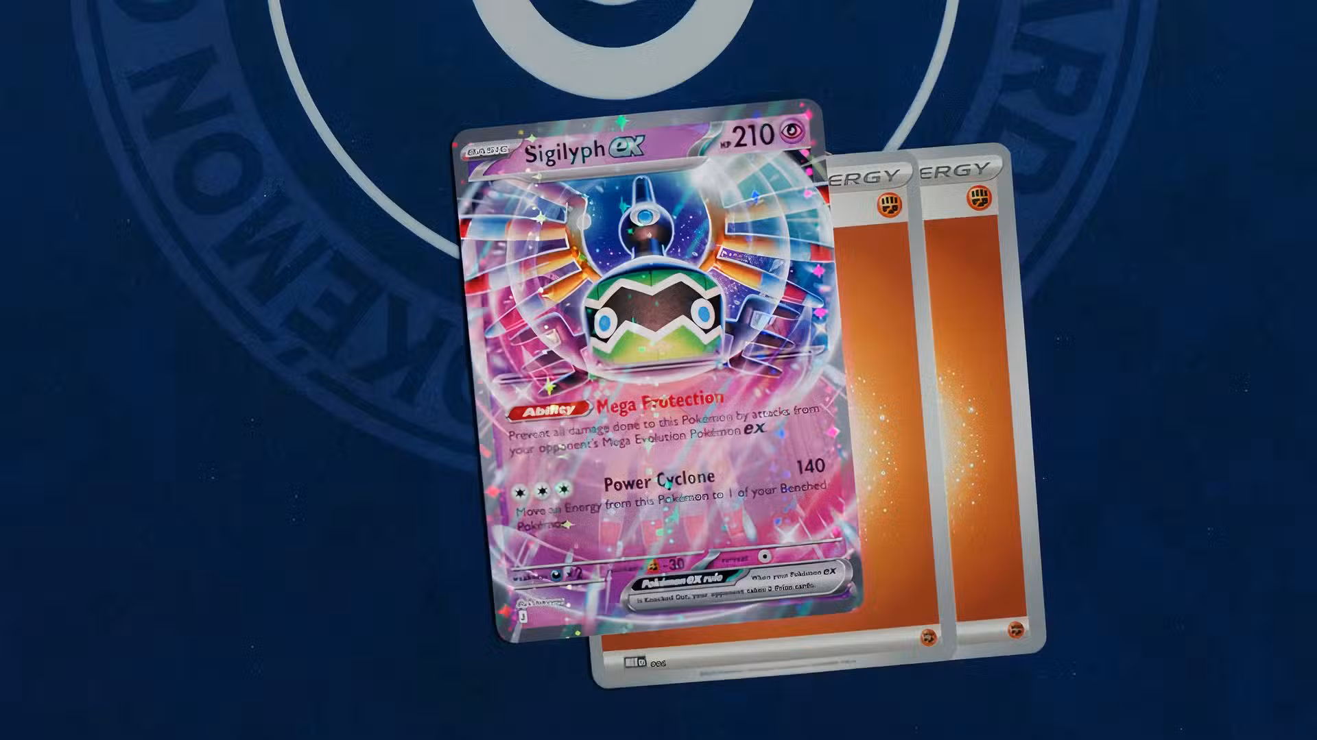 Sigilyph ex from the Pokemon TCG