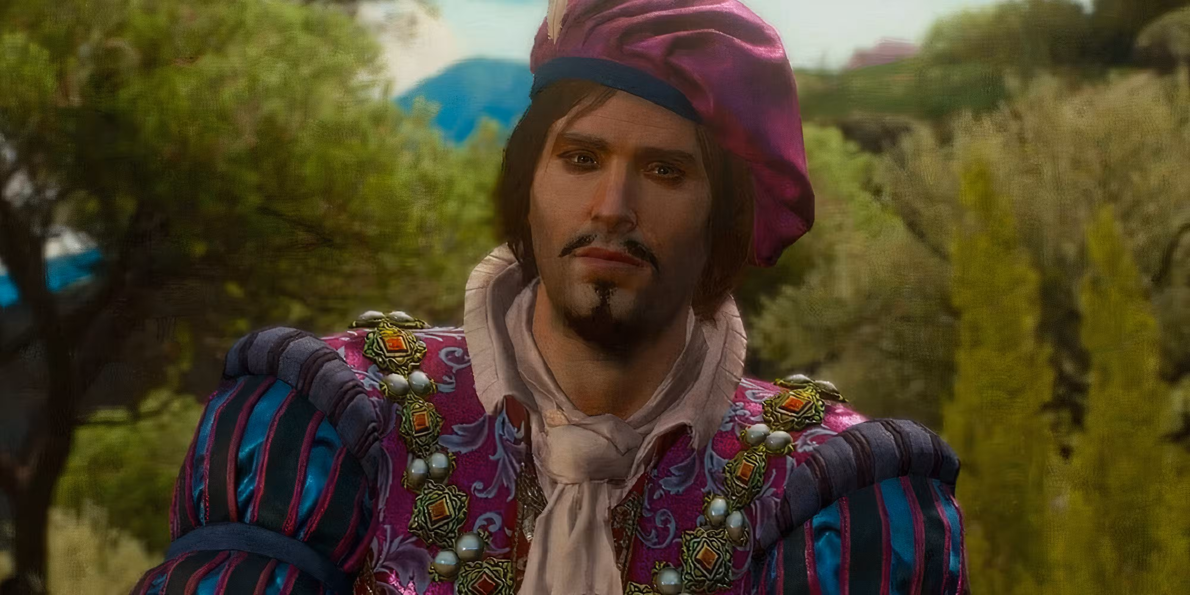 8 Characters Who Should Return In The Witcher 4 Dandelion standing in front of some trees