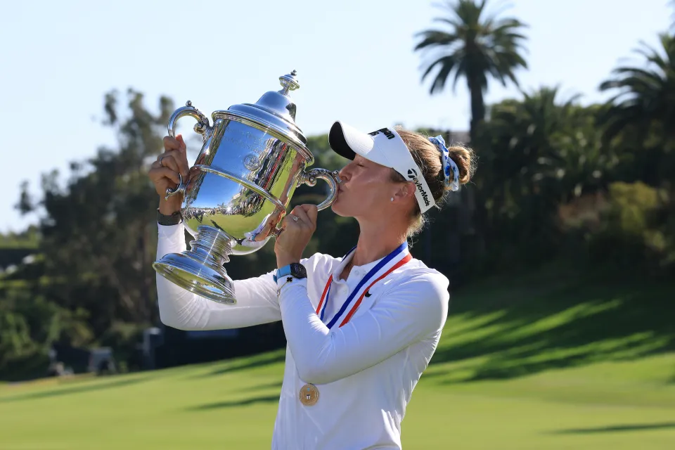 Nelly Korda winning the US Open