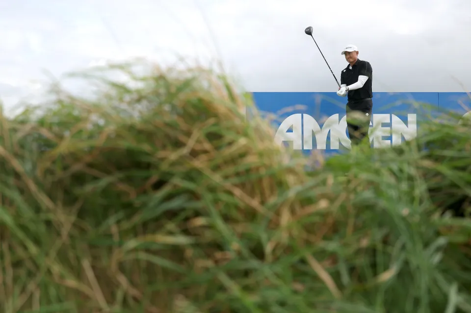 Haotong Li at the Irish Open.