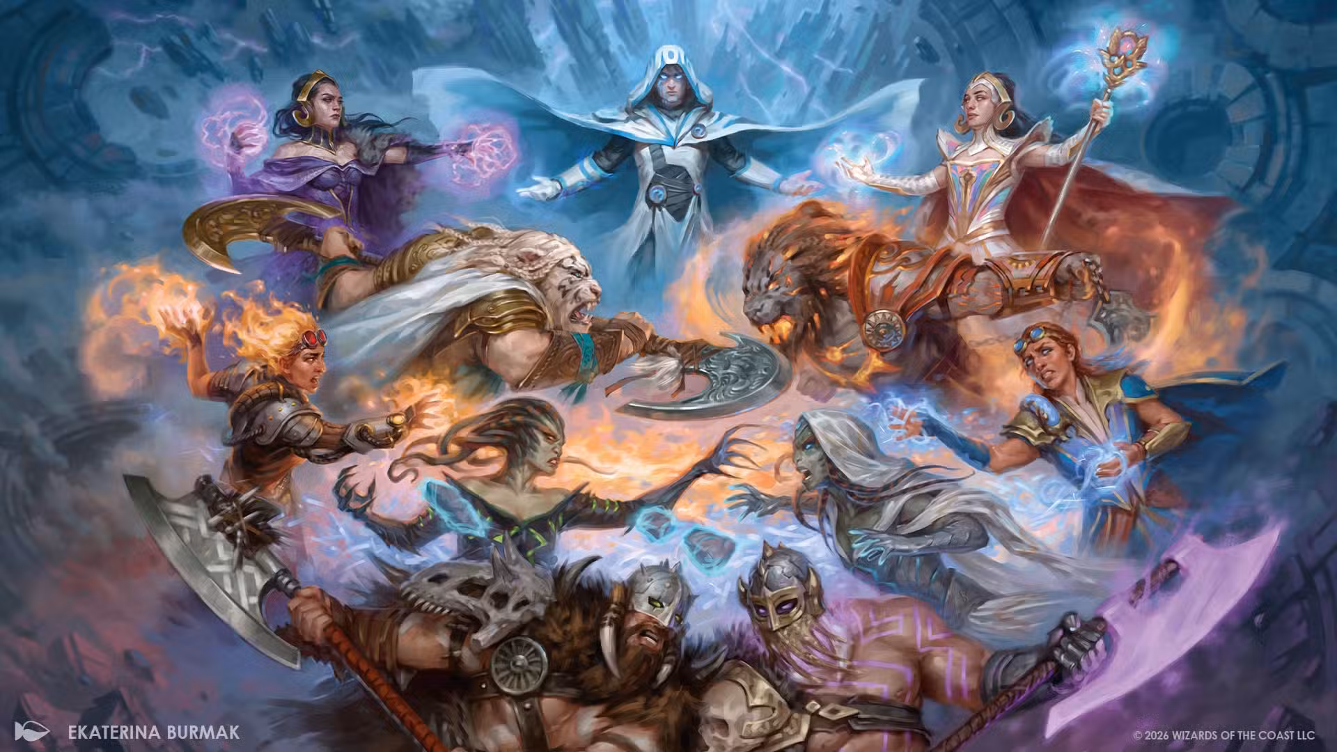Artwork from Magic: The Gathering's Reality Fracture set