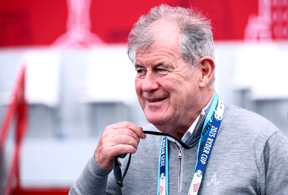JP McManus at the 2025 Ryder Cup