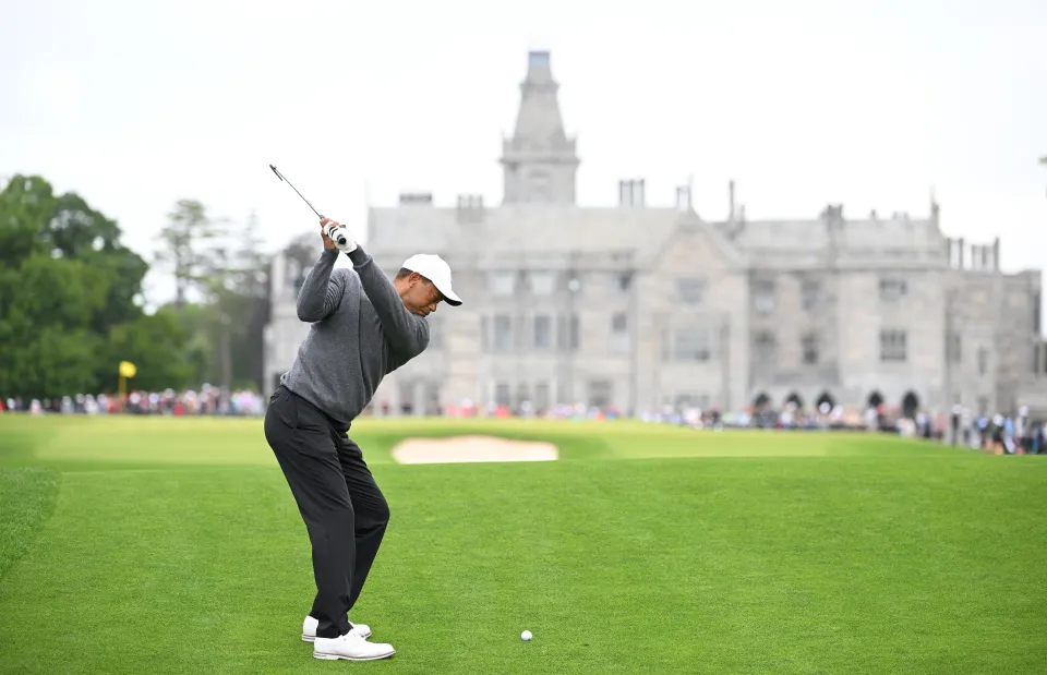 A general view of Adare Manor Golf Course with Tiger Woods