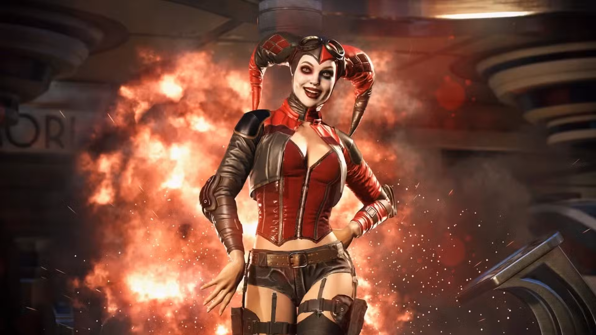 Injustice 2 campaign screenshot Harley Quinn