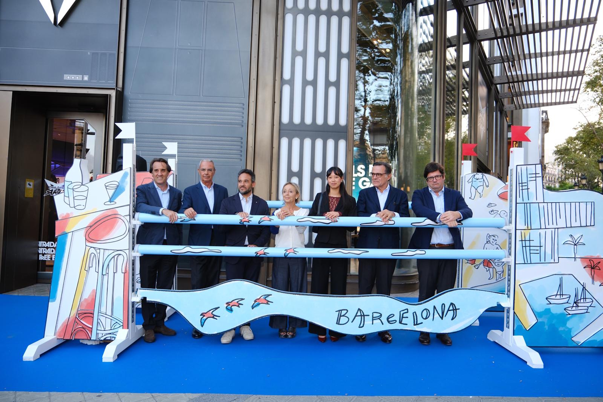 Las personalidades del evento.