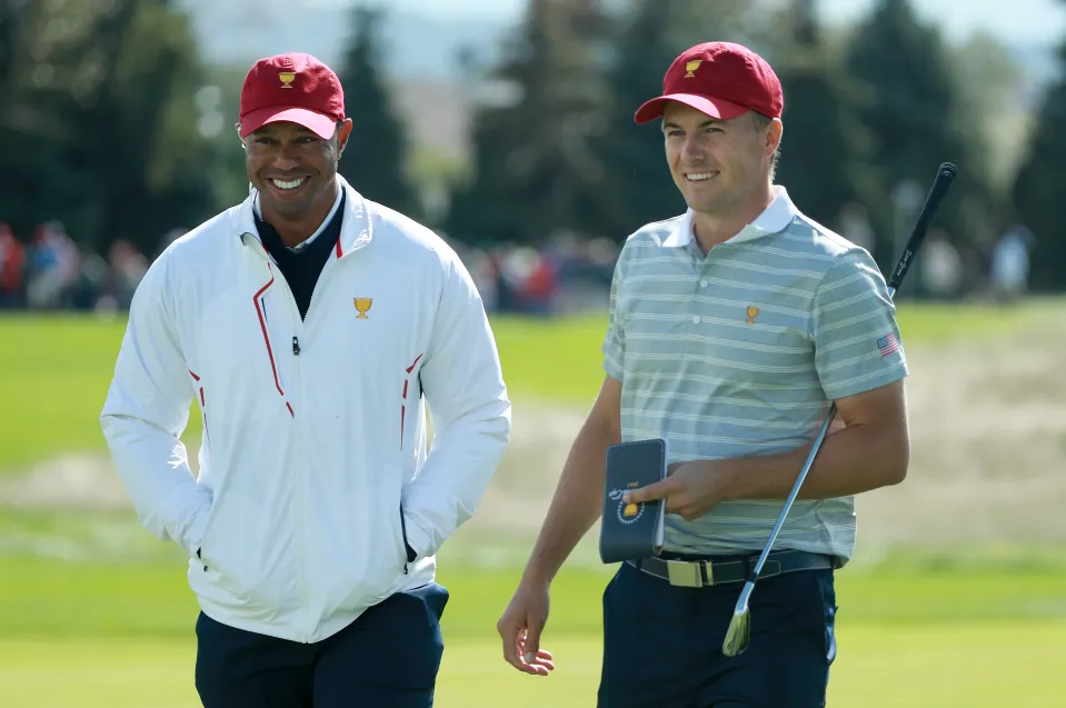 Tiger Woods was assistant captain and needed to join a controversial moment on the 12th hole