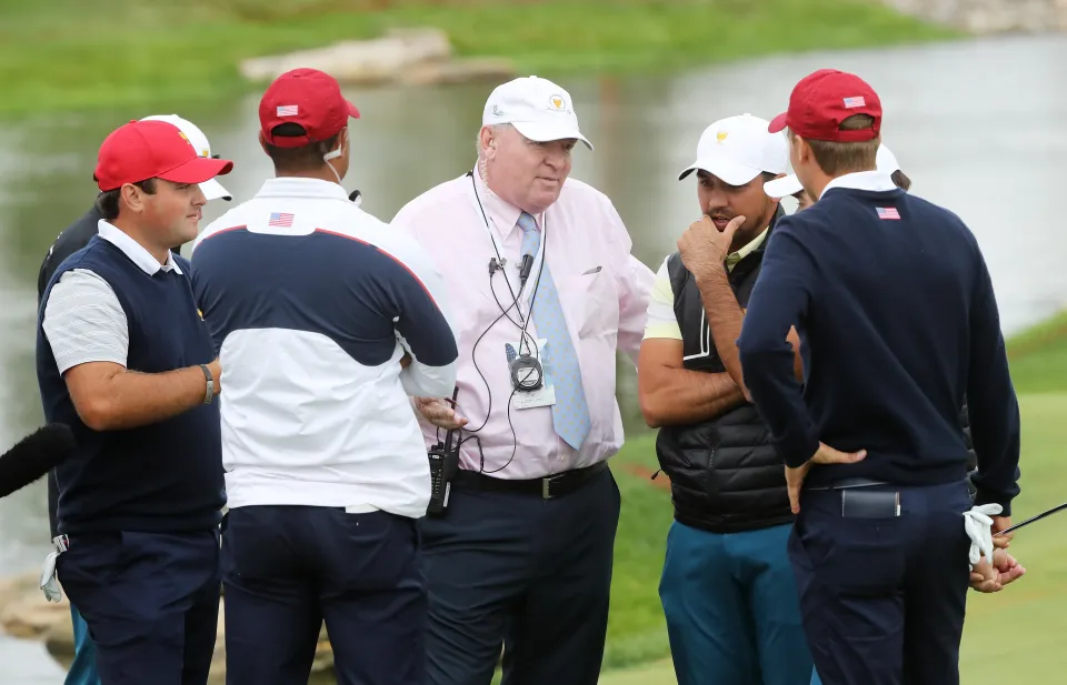 Rules official Andy McFee had the final say at Liberty National