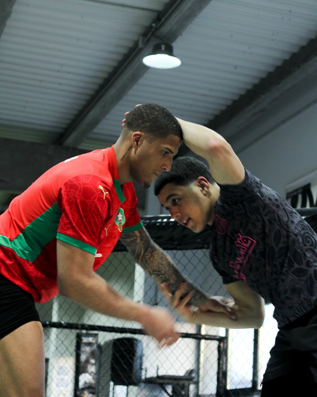 Batista, durante un entrenamiento.