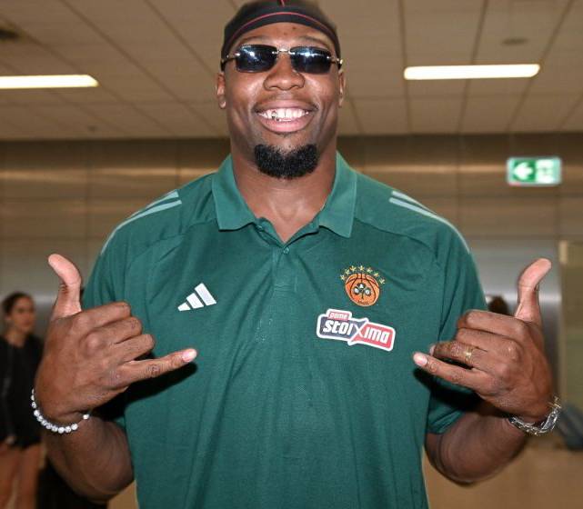 Guerschon Yabusele, en sus primeros días con el Panathinaikos.