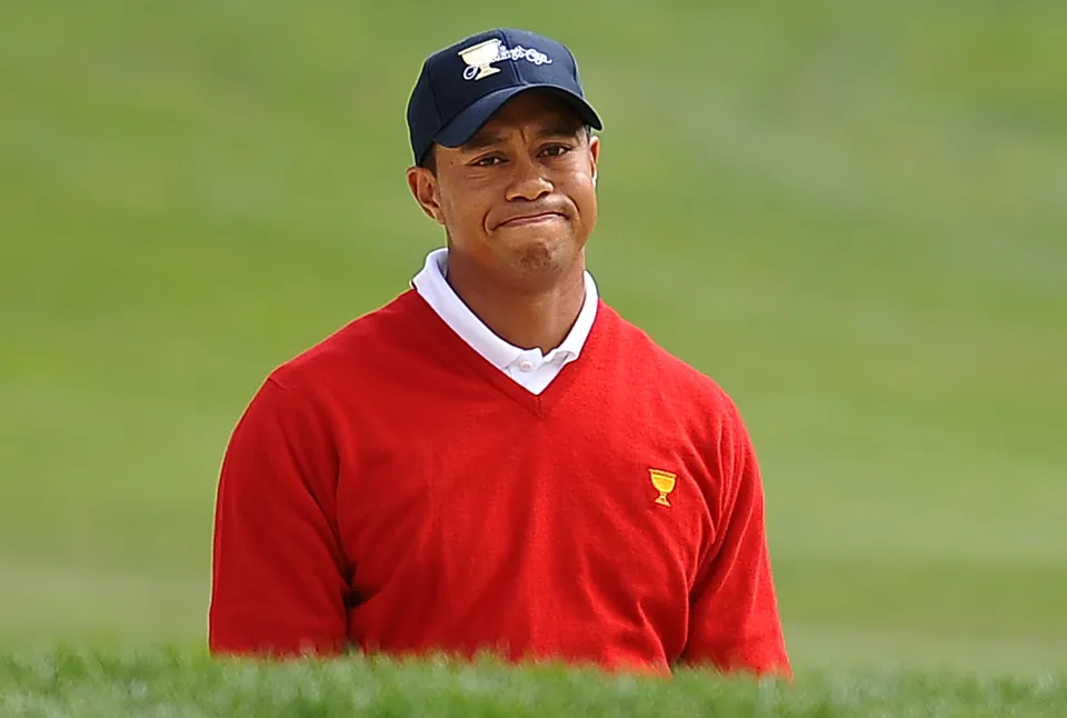 Woods produced even by his own high standards
