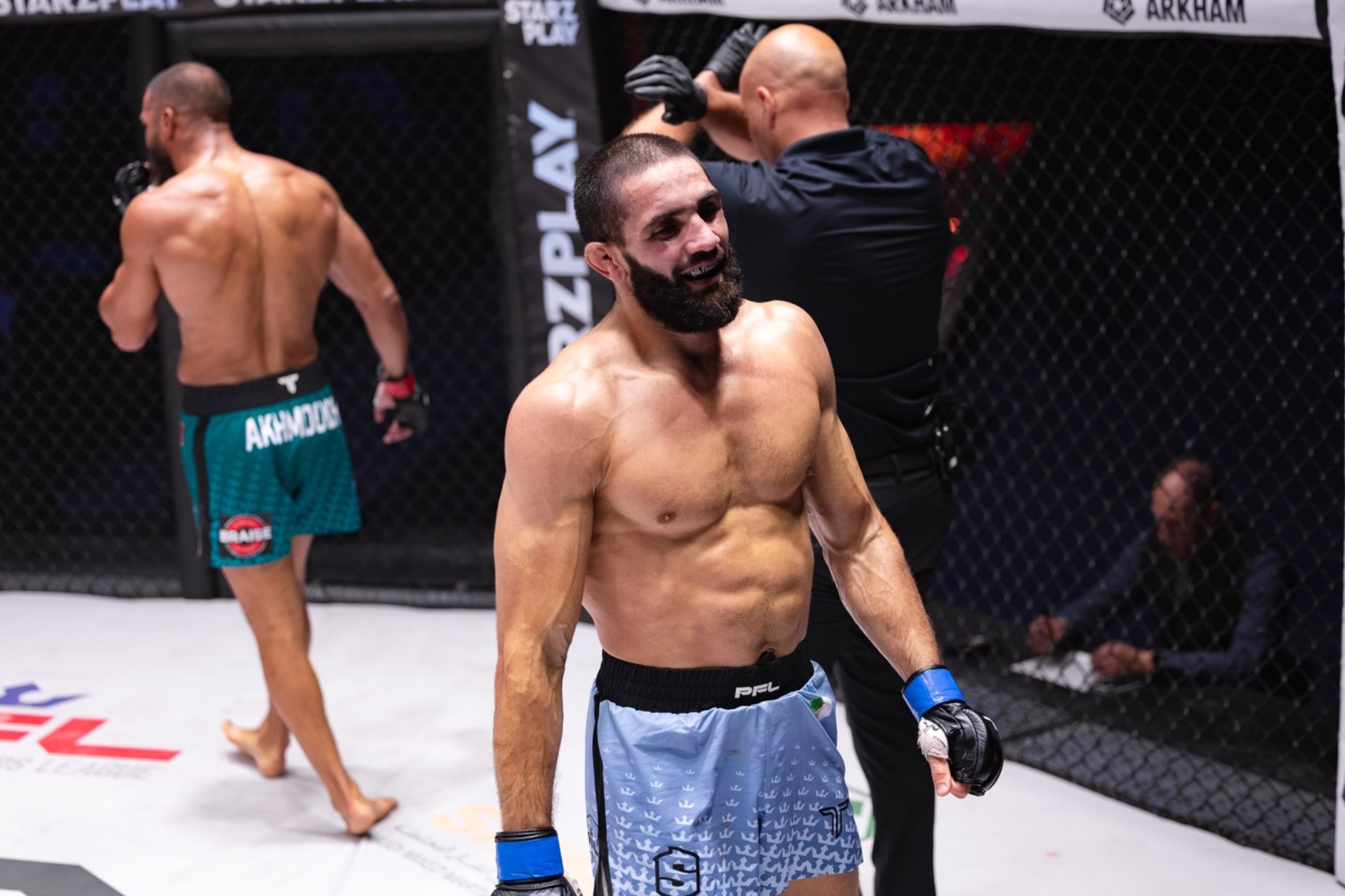 Abdelkrim Zouad en su debut en PFL Mena.