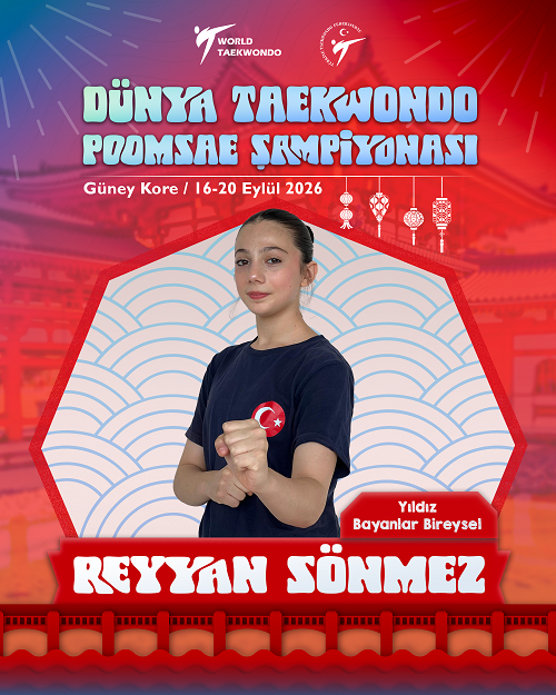 2026 Dunya Taekwondo Poomsae Sampiyonasi Altin Kapanis