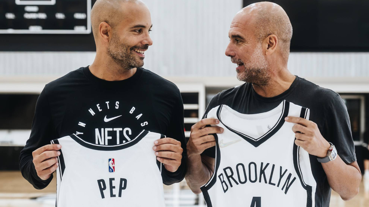 Pep Guardiola Brooklyn Nets Ziyaretinde Jordi Fernández ile Buluştu