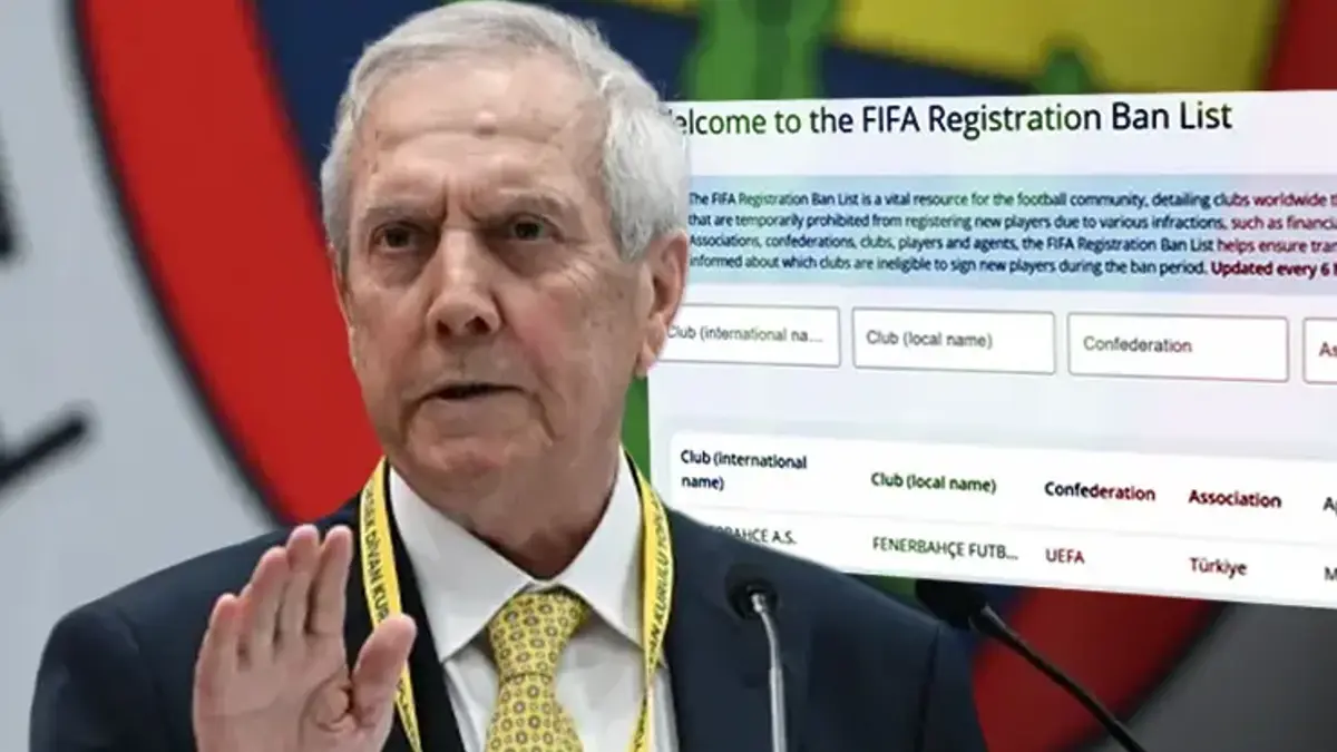 Fenerbahçe: Transfer yasağına resmi açıklama!
