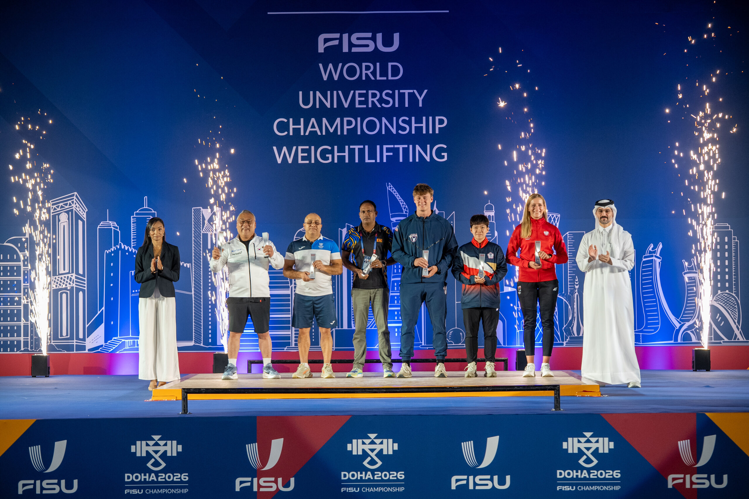 FISU Halter Şampiyonası Doha’da Tarihi Anlara Sahne Oldu