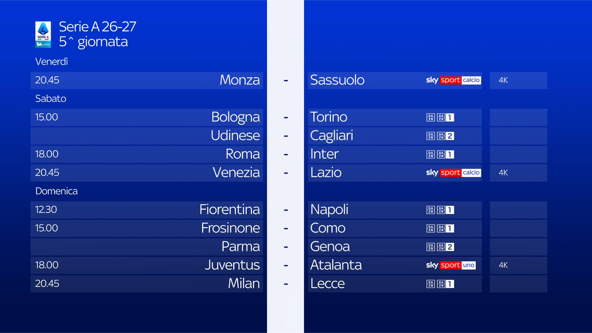 Fiorentina Napoli in tv e streaming dove vedere la partita