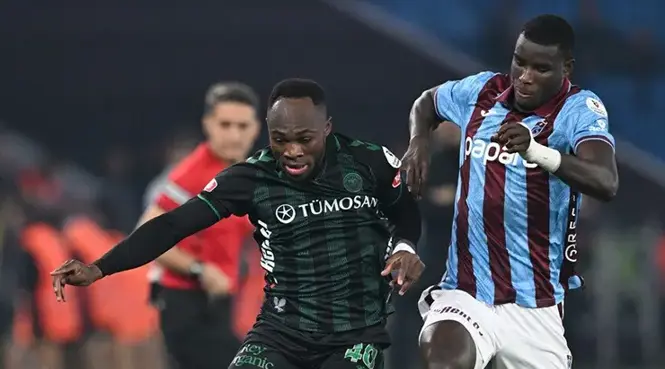 Konyaspor: 13 Trabzonspor: 25