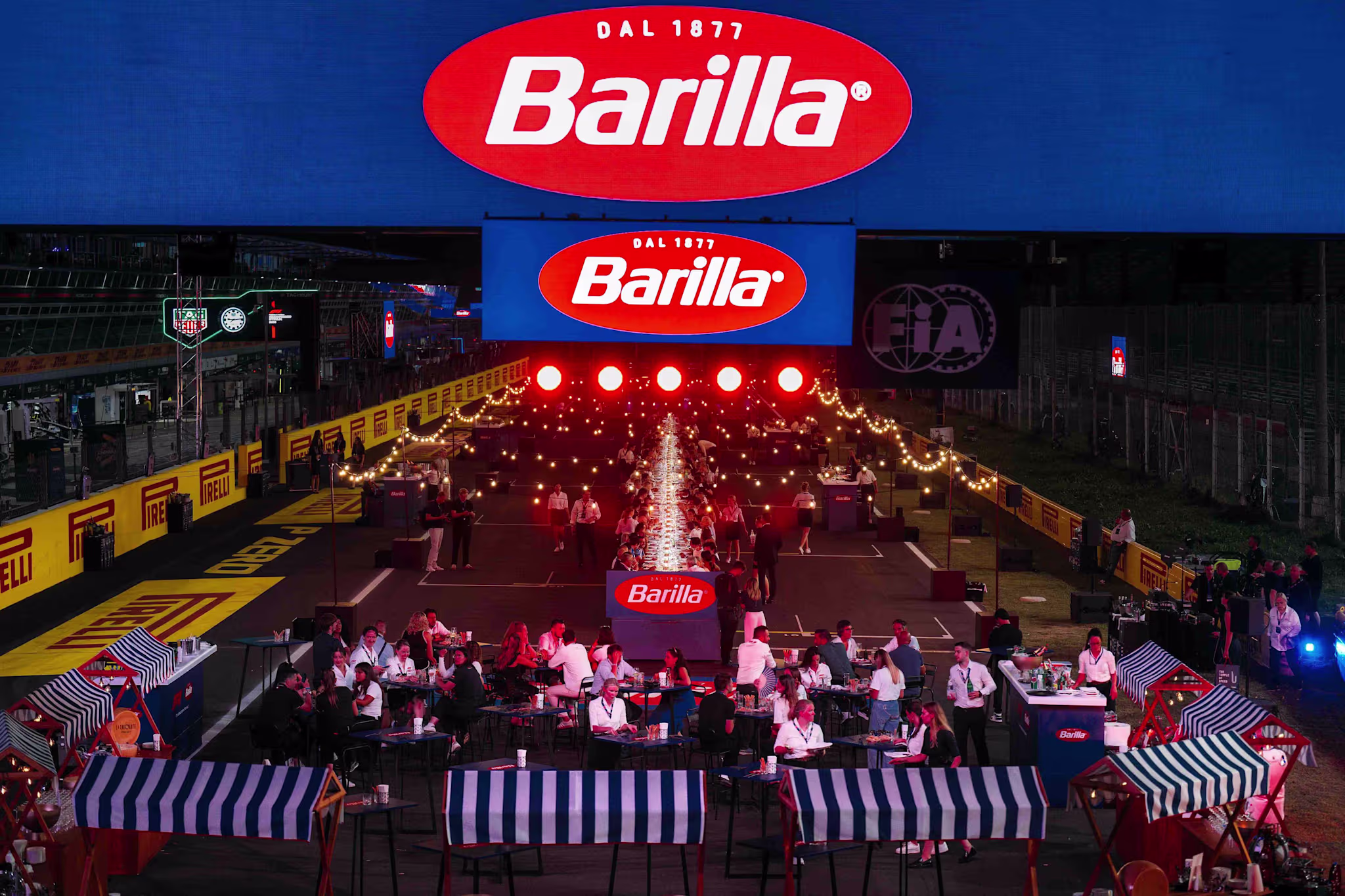 La Tavolata: Monza başlangıç çizgisinde Barilla imzalı İtalyan sofrası