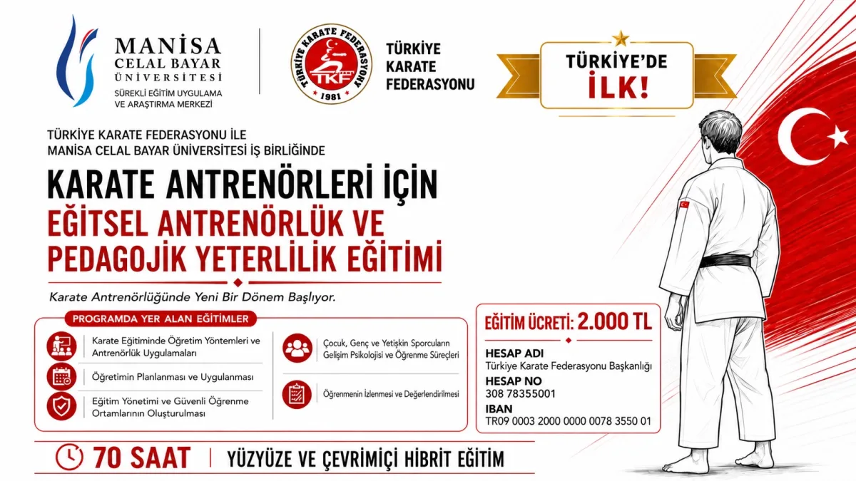 Karate Antrenörleri İçin Türkiye’de Bir İlk: Pedagojik Yeterlilik Eğitimi