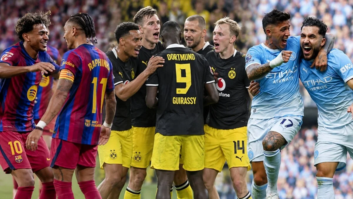 Manchester City, Barcelona ve Borussia Dortmund milli araya kayıpsız girdi