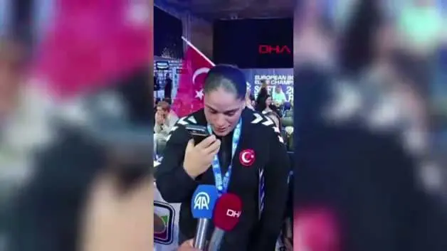 Havvanur için Cumhurbaşkanı Erdoğan’dan Avrupa şampiyonluğu tebriği