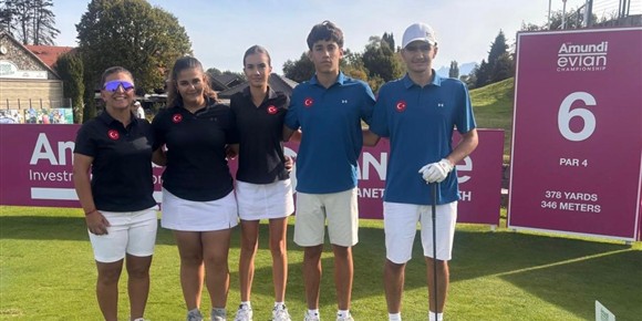Milli Golfçüler Amundi Evian Juniors Kupası için sahada