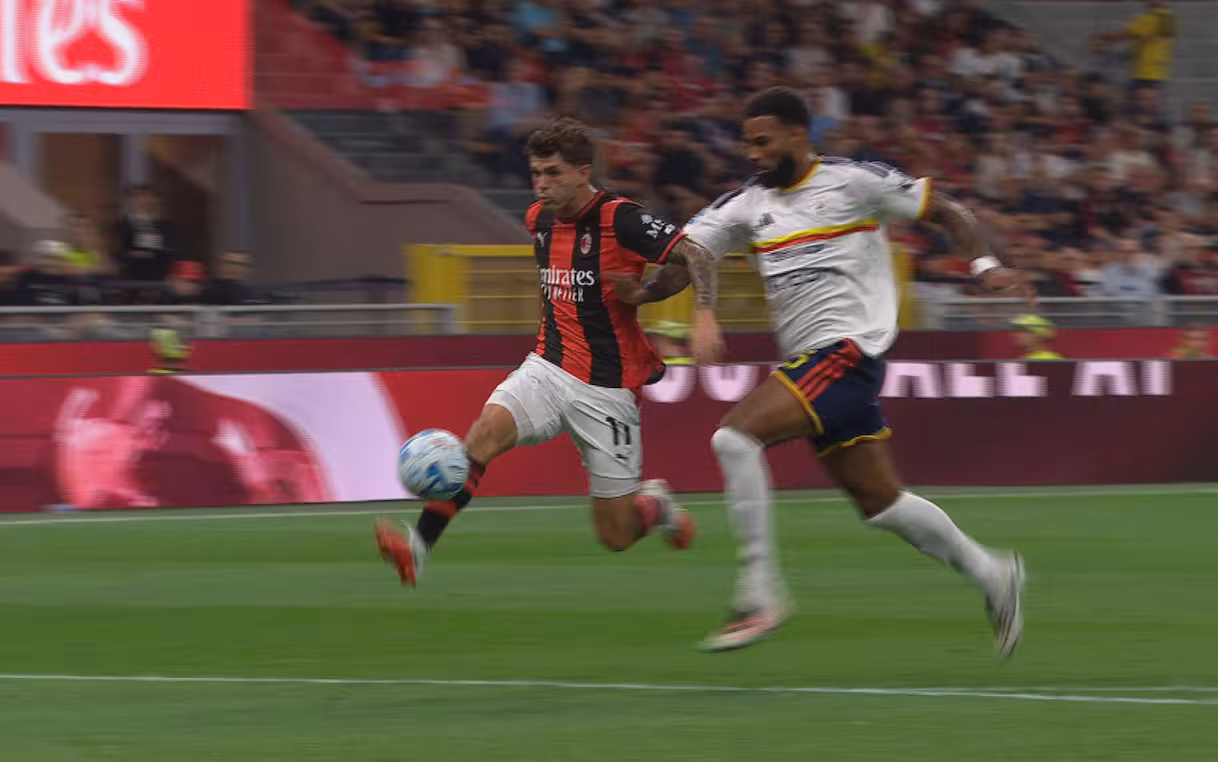 Pulisic: Milan-Lecce Maçında Şık Gol ve İlk Dokunuşta Vuruş